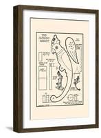 The Swinging Parrot-Michael C. Dank-Framed Art Print