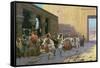 The Sword Dance (La Phyrique)-Jean Leon Gerome-Framed Stretched Canvas