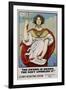 The Sword Is Drawn the Navy Upholds It! Recruitment Poster-Kenyon Cox-Framed Giclee Print