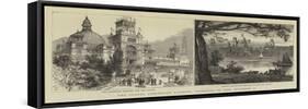 The Sydney Exhibition Building, Destroyed by Fire, 22 September-null-Framed Stretched Canvas