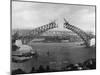 The Sydney Harbour Bridge During Construction in Sydney, New South Wales, Australia-null-Mounted Premium Photographic Print