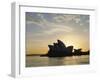 The Sydney Opera House in the Evening, Sydney, New South Wales, Australia-Adina Tovy-Framed Photographic Print