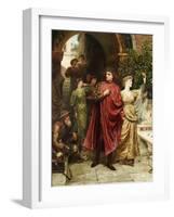 The Symbol "Is it Nothing to You, All Ye That Pass By"-Frank Bernard Dicksee-Framed Giclee Print