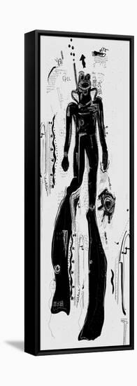 The Symbolic Image of a Diver that Floats to the Surface-Dmitriip-Framed Stretched Canvas
