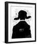 The Symbolic Image of a Man in a Winter Cap-Dmitriip-Framed Art Print