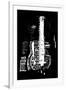 The Symbolic Image of an Acoustic Guitar on a Black Background-Dmitriip-Framed Art Print