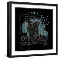 The Symbolic Image of an SUV with Big Wheels-Dmitriip-Framed Art Print