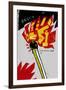 The Symbolic Image of Matches on Which There is a Flame-Dmitriip-Framed Art Print