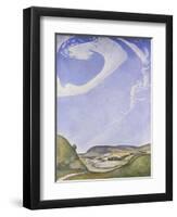 The Sympathy of the Land and Sky-Edward Reginald Frampton-Framed Premium Giclee Print