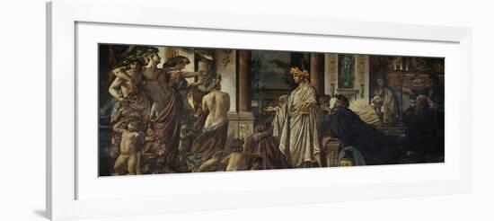 The Symposium (Second Versio), Ca 1871-1874-Anselm Feuerbach-Framed Giclee Print