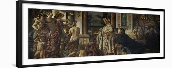 The Symposium (Second Versio), Ca 1871-1874-Anselm Feuerbach-Framed Giclee Print