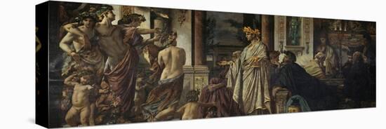 The Symposium (Second Versio), Ca 1871-1874-Anselm Feuerbach-Stretched Canvas