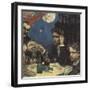 The Symposium, (Stud) Right Jean Sibelius, 1894-Akseli Gallen-Kallela-Framed Giclee Print