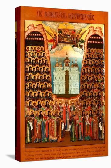 The Synaxis of the Saints of the Kiev Caves-null-Stretched Canvas