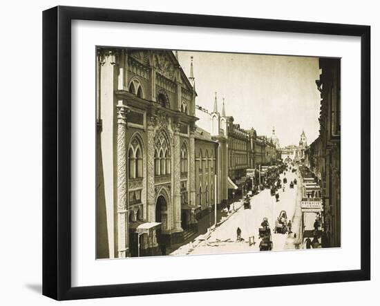 The Synod Printing House, Nikolskaya Street, Moscow, Russia, 1912-null-Framed Giclee Print