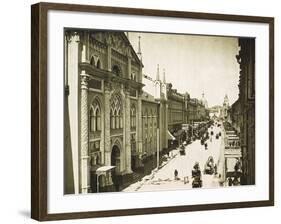 The Synod Printing House, Nikolskaya Street, Moscow, Russia, 1912-null-Framed Giclee Print