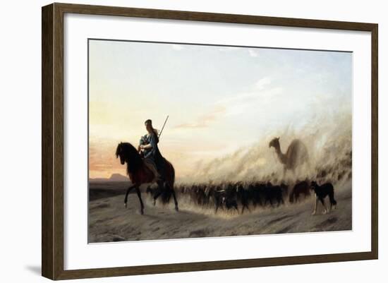 The Syrian Shepherd, 1865-Jean Leon Gerome-Framed Giclee Print