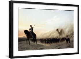 The Syrian Shepherd, 1865-Jean Leon Gerome-Framed Giclee Print