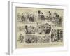 The T'Kint and Fortamps Trial at Brussels, Sketches in Court-null-Framed Giclee Print