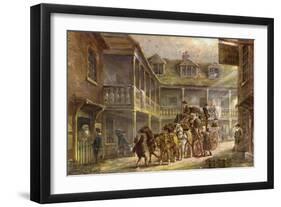 The Tabard Inn, Soutwark, London-J.C. Maggs-Framed Giclee Print