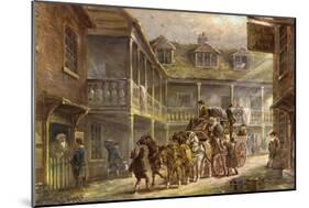 The Tabard Inn, Soutwark, London-J.C. Maggs-Mounted Giclee Print