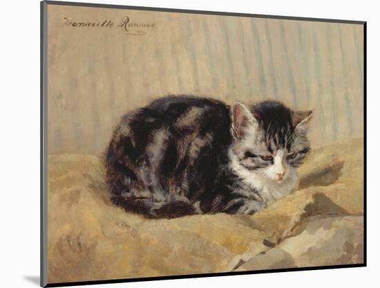 The Tabby-Henriette Ronner-Knip-Mounted Giclee Print