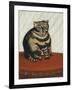 The Tabby-Henri Emilien Rousseau-Framed Giclee Print