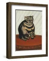 The Tabby-Henri Emilien Rousseau-Framed Giclee Print