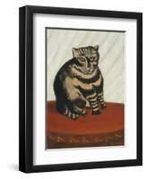 The Tabby-Henri Emilien Rousseau-Framed Giclee Print