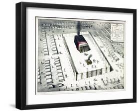 The Tabernacle in the Wilderness, and Plan of the Encampment, Published 1850-John Henry Camp-Framed Giclee Print