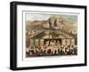 The tabernacle in the wilderness, from the Book of Exodus, the Old Testament.-Stocktrek Images-Framed Art Print