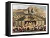 The tabernacle in the wilderness, from the Book of Exodus, the Old Testament.-Stocktrek Images-Framed Stretched Canvas