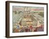 The Tabernacle in the Wilderness-English School-Framed Giclee Print