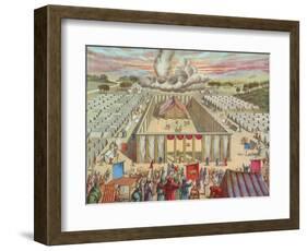 The Tabernacle in the Wilderness-English School-Framed Giclee Print