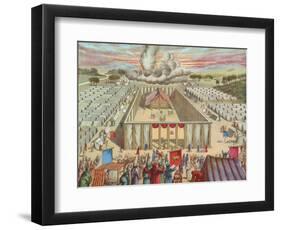 The Tabernacle in the Wilderness-English School-Framed Giclee Print