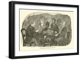 "The Table Kept Tilting Towards Me"-Weedon Grossmith-Framed Giclee Print