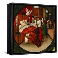 The Table of the Seven Deadly Sins, Death, Detail-Hieronymus Bosch-Framed Stretched Canvas