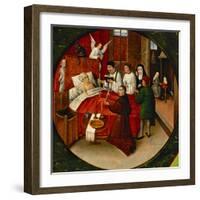 The Table of the Seven Deadly Sins, Death, Detail-Hieronymus Bosch-Framed Giclee Print