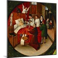 The Table of the Seven Deadly Sins, Death, Detail-Hieronymus Bosch-Mounted Giclee Print