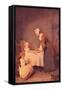 The Table Prayer-Jean-Baptiste Simeon Chardin-Framed Stretched Canvas