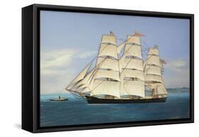 The Tagal of Laurvig. Willis. Silk, Velvet and-Thomas H. Willis-Framed Stretched Canvas