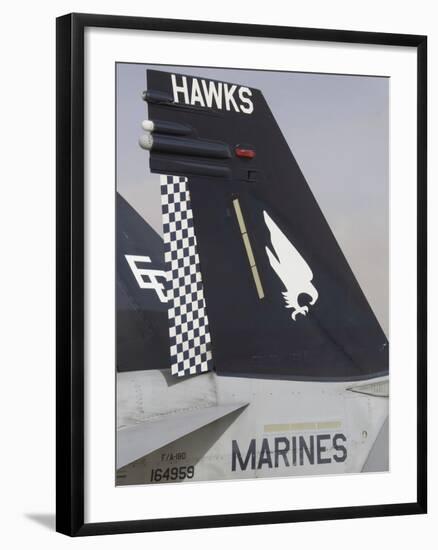 The Tail Fin of An F/A-18D Hornet-Stocktrek Images-Framed Photographic Print