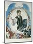 The Tailor, 1918-Boris Mikhajlovich Kustodiev-Mounted Giclee Print