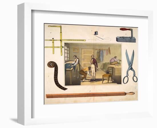 The Tailor, C.1845-null-Framed Giclee Print