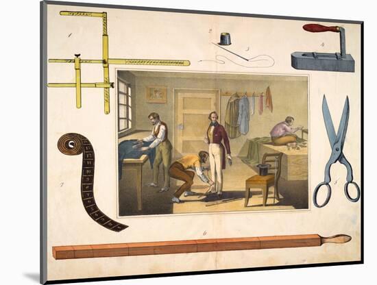 The Tailor, C.1845-null-Mounted Giclee Print