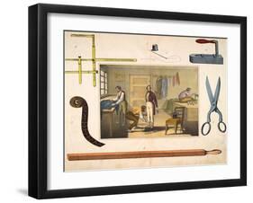 The Tailor, C.1845-null-Framed Giclee Print