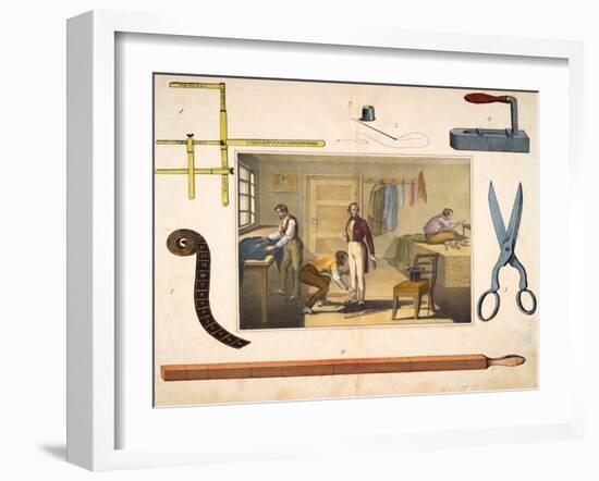 The Tailor, C.1845-null-Framed Giclee Print