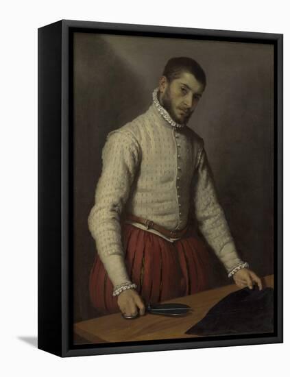 The Tailor (Il Tagliapann), C. 1565-Giovan Battista Moroni-Framed Stretched Canvas