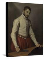 The Tailor (Il Tagliapann), C. 1565-Giovan Battista Moroni-Stretched Canvas