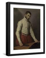 The Tailor (Il Tagliapann), C. 1565-Giovan Battista Moroni-Framed Giclee Print